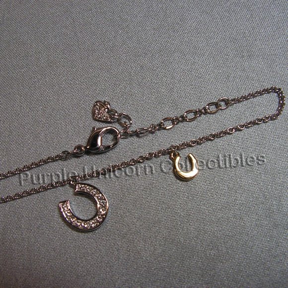 Swarovski Crystal SCS 2014 Horseshoe Charm Bracelet - Picture 1 of 5